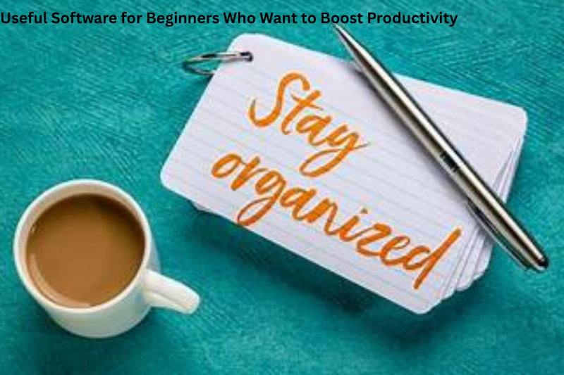 Useful Software for Beginners Who Want to Boost Productivity